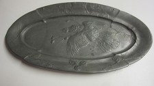 Jagdmotiv Zinnteller Zinntablett