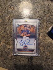 2023 Bowman Chrome - Prospect Autographs Blade Tidwell #CPA-BT (AU, RC)
