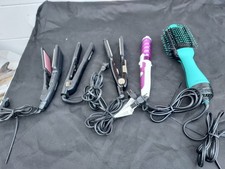 lot of 5 flat iron And Curling Irons