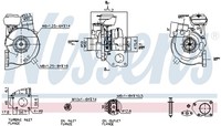 Nissens Turbolader Lader Aufladung FüR Jeep Cherokee 2.8 CRD 4X4