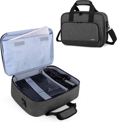 Luxja Beamer Tasche mit Schutzhülle für Laptop, Projektor Tasche Kompatibel mit