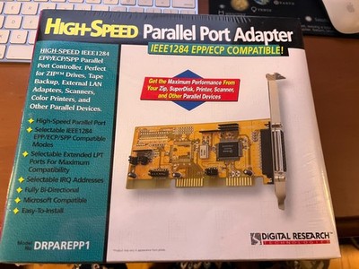 Digital Research High-Speed PCI Parallel Port Adapter Model DRPCIEPP1
