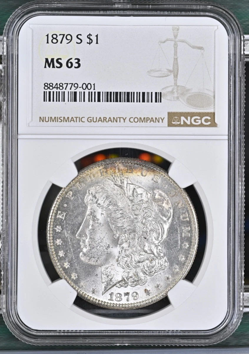 1879 Grade MS 63 Morgan US Dollars for sale | eBay