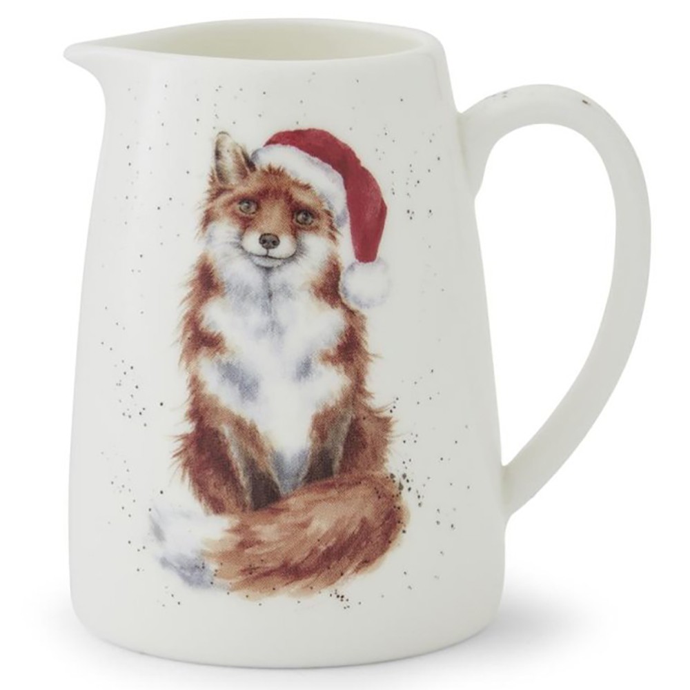 Wrendale Designs Royal Worcester Festive Fox Posy Jug 125ml WNVG4393-XL