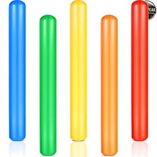 Inflatable Pool Noodles 5 Pack 41.3 in PVC Swim Sticks Adults