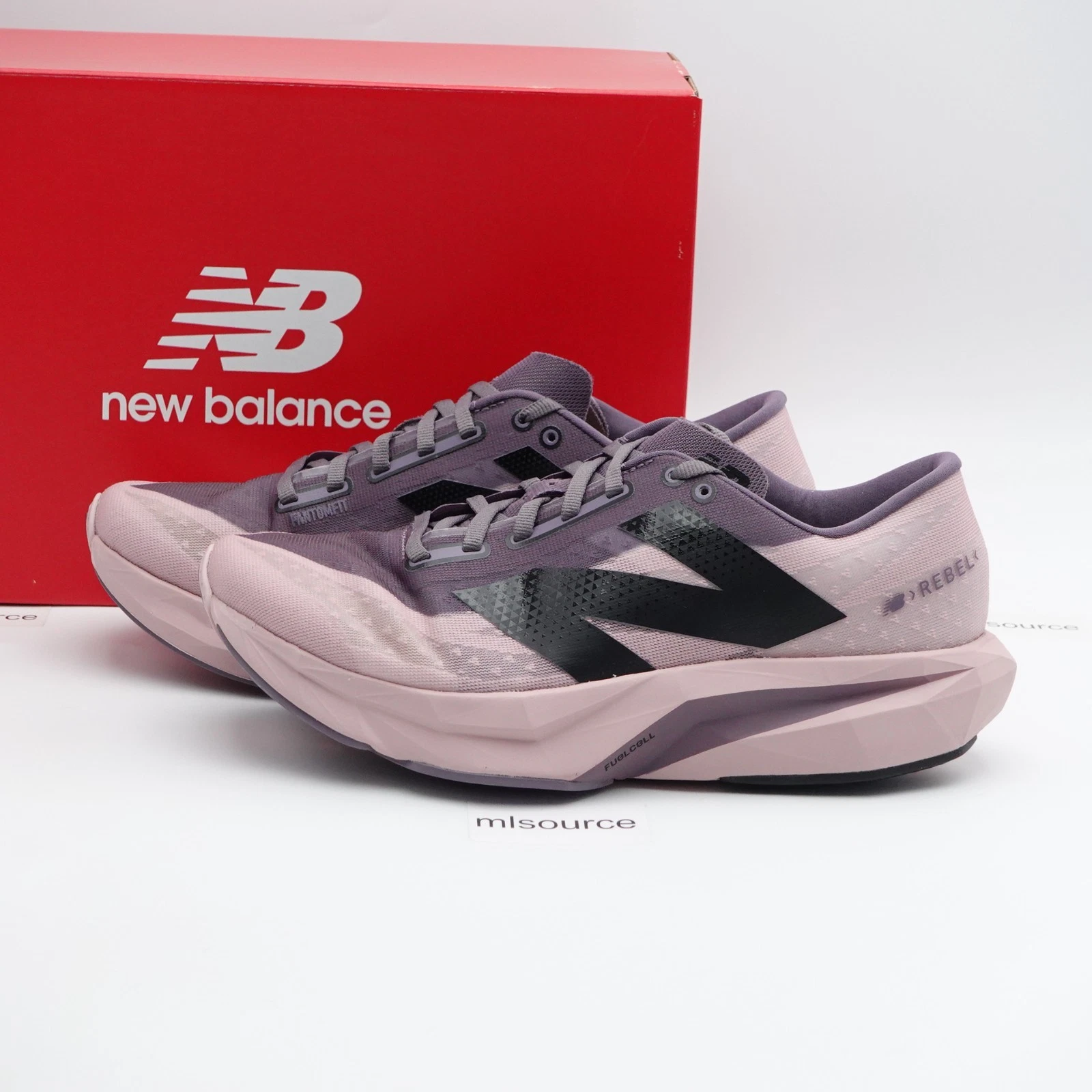 New Balance Women's WIDE D FuelCell Rebel v4 Running Shoes WFCXCS4 Twilight Haze