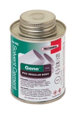 RectorSeal 55901 Clear Pungent Odor 510 g/L VOC Liquid Solvent Cement 1/4 Pint