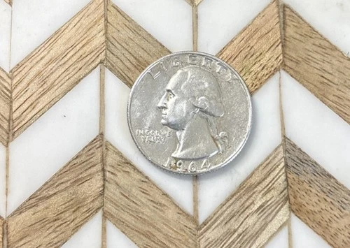 1 Circulated Washington 90 % Silver Quarter