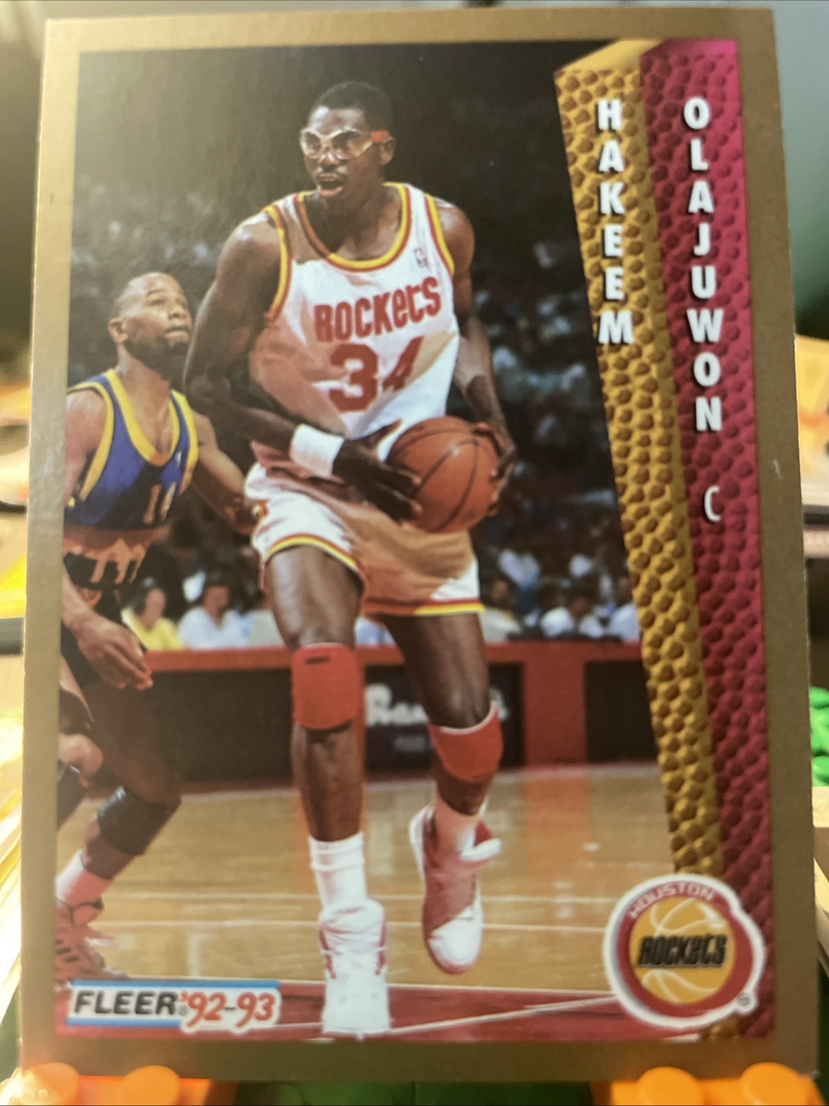 Hakeem Olajuwon #84 Basketball Cards 1992 Fleer trading card — raw and PSA graded price guide