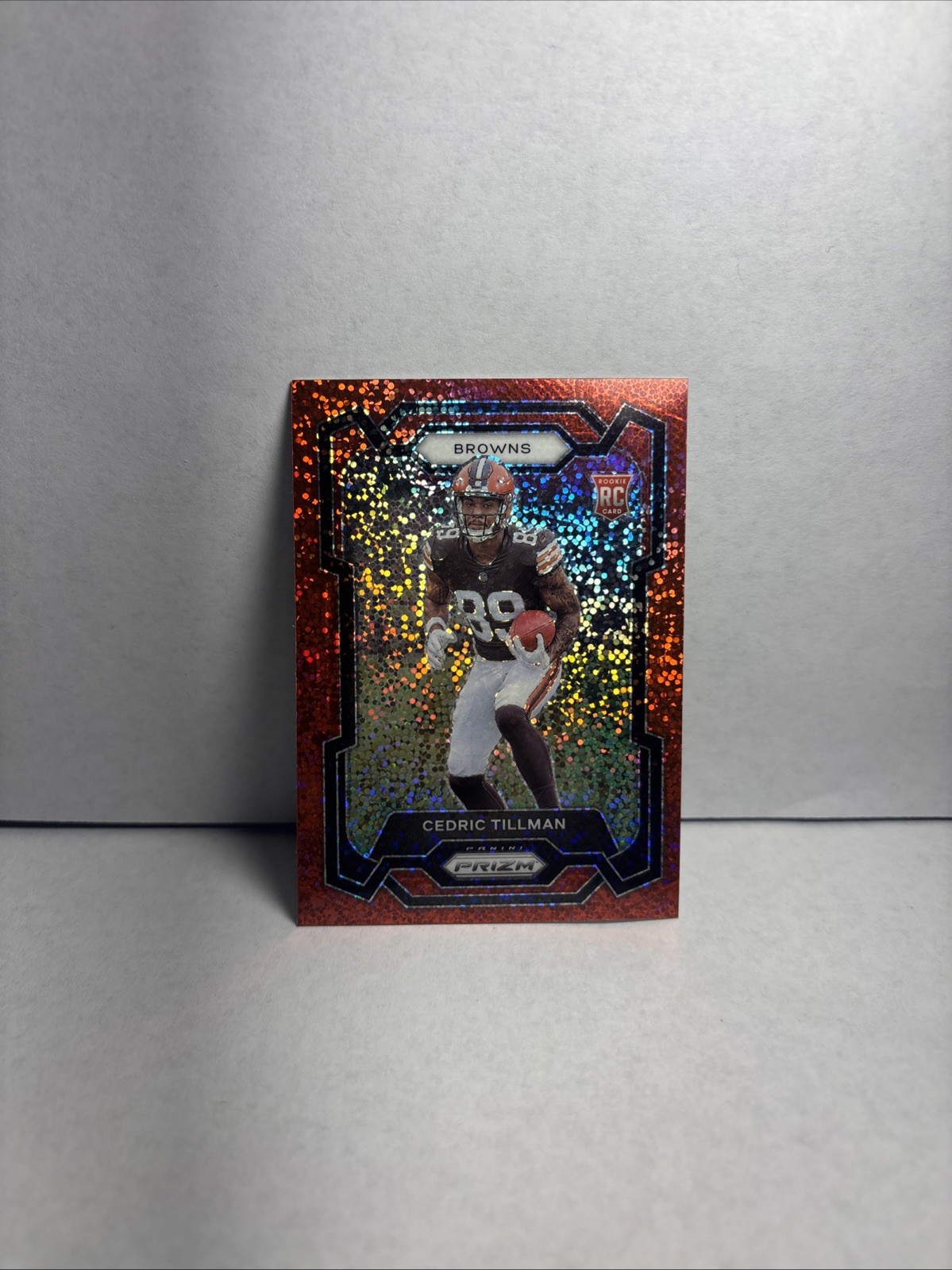 2023 Panini Prizm - Cedric Tillman Rookie Red Sparkle SSP Browns RC #321
