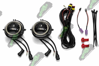 Mini R56 Vorne Tagfahrlichter Komplett LED Halo Nebelscheinwerfer - Bild 1 von 4