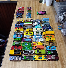 Hot Wheels Matchbox Diecast 1/64 Scale Cars Huge Lot of 60 Mixed Brands Years
