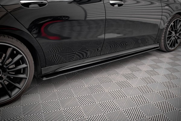 Seitenschweller Ansatz (Paar) Passend FüR Mercedes A35 AMG / Amg-Line Aero Pack-image