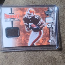 2001 Leaf Rookies & Stars Freshman Orientation Quincy Morgan FO19 Browns