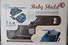 7 A.M. Enfant Baby Shield LS100 Stroller Car Seat Footmuff Medium Winter