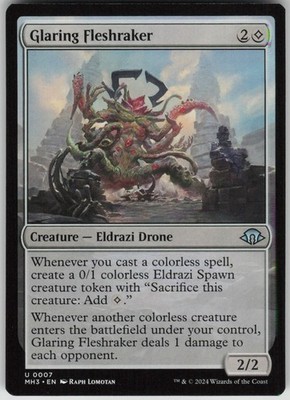 Magic the Gathering TCG Glaring Fleshraker U Modern Horizons 3 7