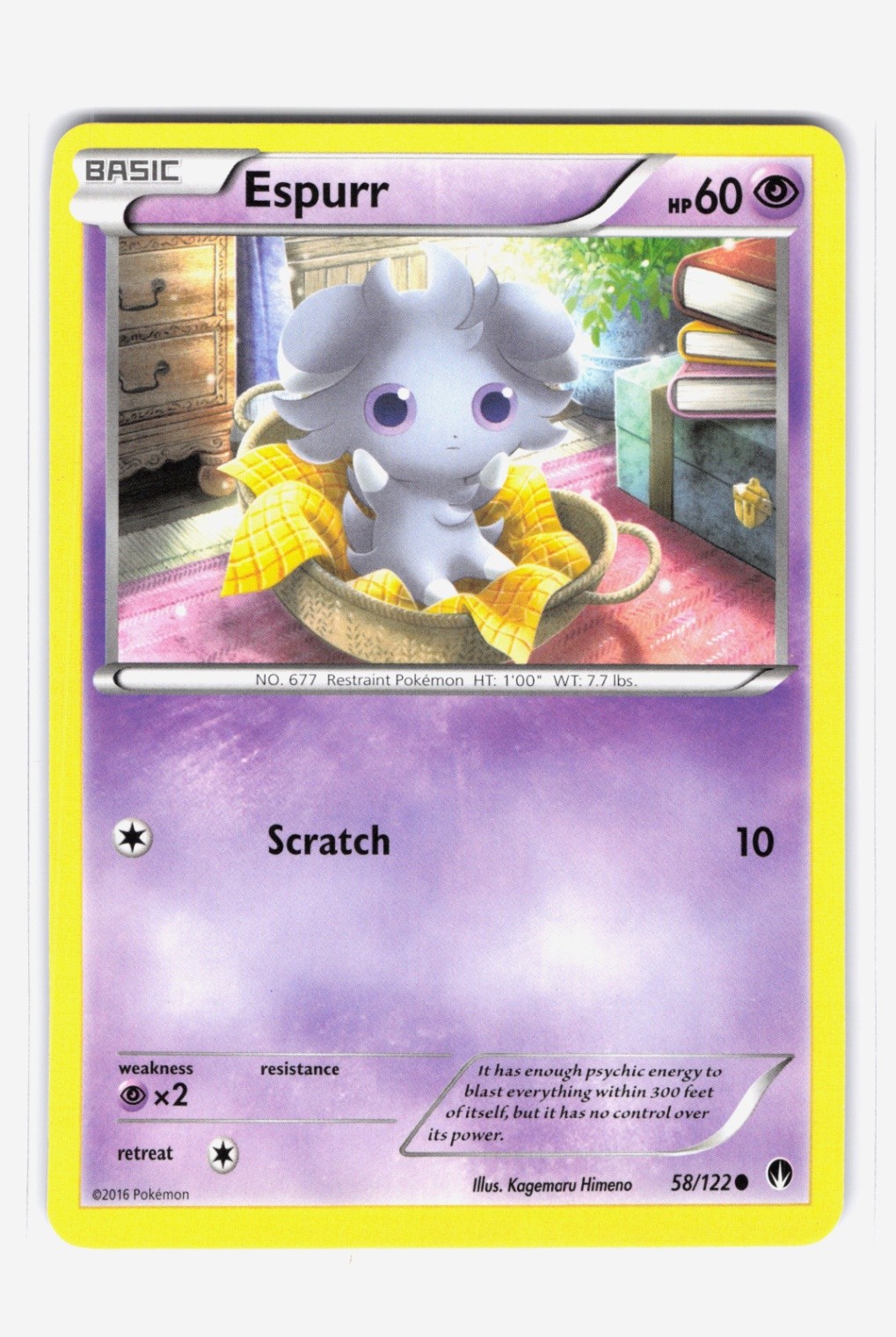 Espurr (Common) XY - BREAKpoint 58/122 NM