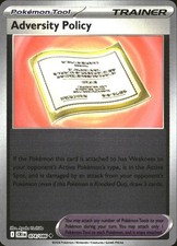 Adversity Policy CRI Sv: Chaos Rising #074/86 Uncommon Reverse Holo NM