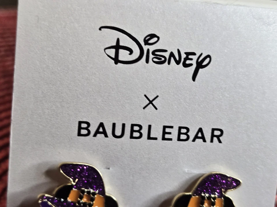 PENDIENTES COLGANTES DISNEY X BAUBLEBAR MINNIE MOUSE HALLOWEEN BRUJA 2" Foto 2 de 4