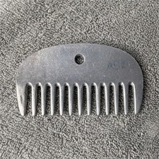 Durable Metal Horse Grooming Shedding Brush Comb with Hanging Hole for Coat Care
