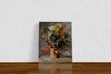 Pierre-Auguste Renoir "Flowers in a Vase" Canvas Print Wall Art Home Decor