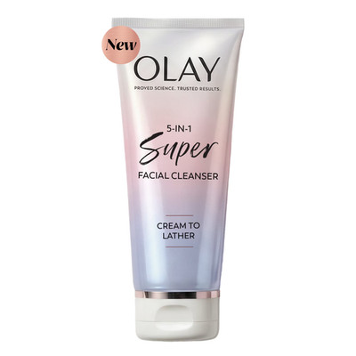 Olay Super Facial Cleanser   Advanced Deep Clean & Hydrating Formula for All Ski