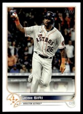 2022 Topps Jose Siri Rookie Houston Astros #599