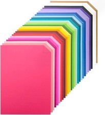 60 Sheets A4 Color Cardstock, 28 Assorted Colors, 250gsm for Crafts