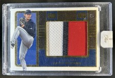 2023 Panini Three and Two Gavin Williams Jumbo Patch Gold #/25 Guardians