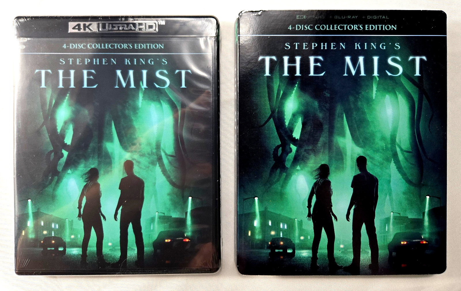 The Mist 4K w B&W Version 4K+Blu-ray+Digital+Slip Cover STEPHEN KING Horror