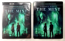 The Mist 4K w B&W Version 4K+Blu-ray+Digital+Slip Cover STEPHEN KING Horror
