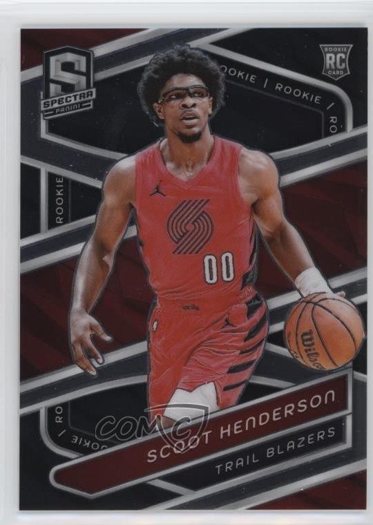2023-24 Panini Spectra Rookies Scoot Henderson #142 Rookie RC 14h3