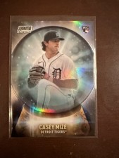 2021 Topps Stadium Club Chrome CB-5 Casey Mize RC Crystal Ball Wave Refractor