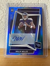 2022 Rookies and Stars Malik Willis RC True Blue Auto /35 #No.102