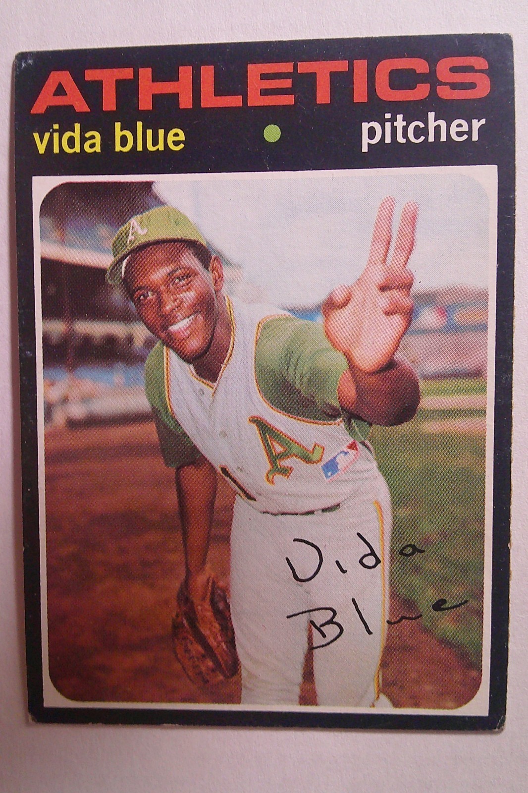 1971 Topps #544 Vida Blue card NEAR MINT condition