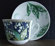 WINTER SALE Roy Kirkham Breakfast Cup Saucer Match Snowdrop Large Cup & Saucer