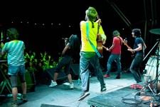 Kaori Tsuchida Nkechi Ninja Ka Sam Dook and Ian Parton of The Go! - Old Photo