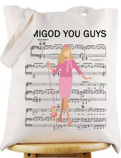 WZMPA Elle Woods Tote Bag Musical Lover Gift Omigod Large, You Guys-t 