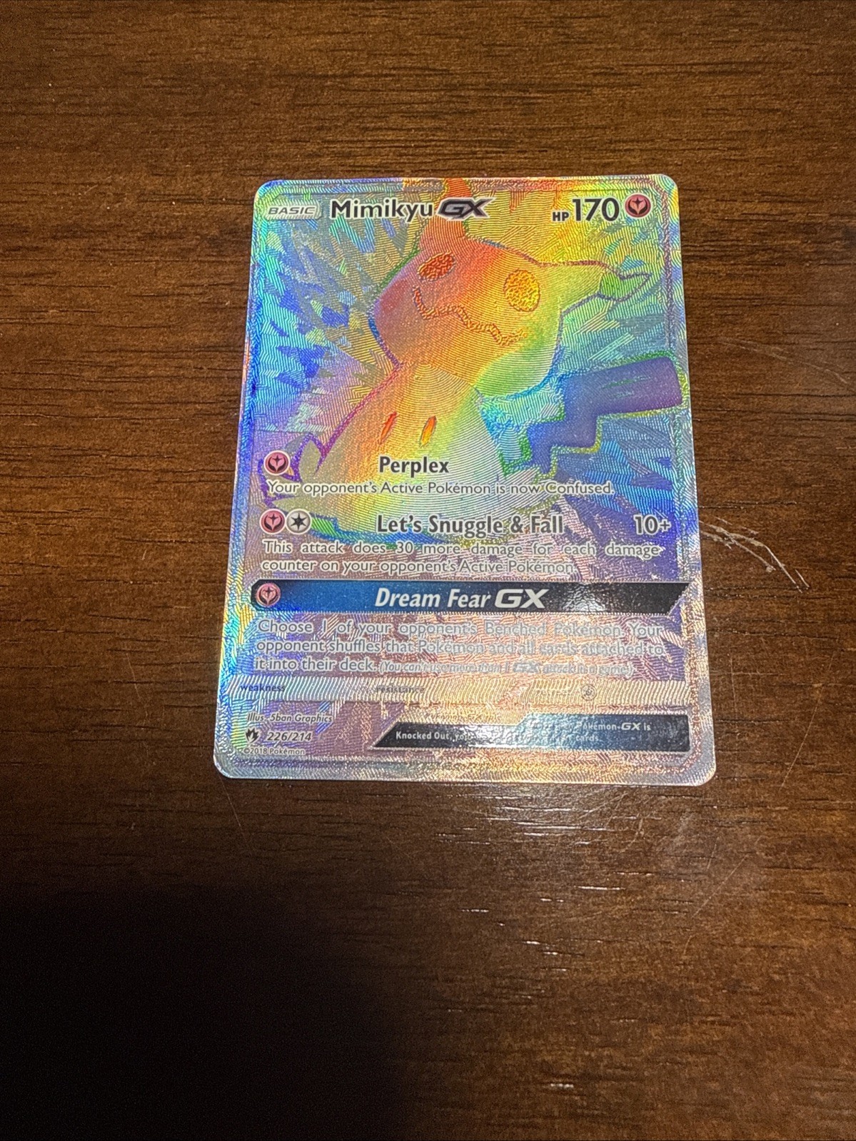 Mimikyu GX (Secret) 226/214 Sm-Lost Thunder Holo