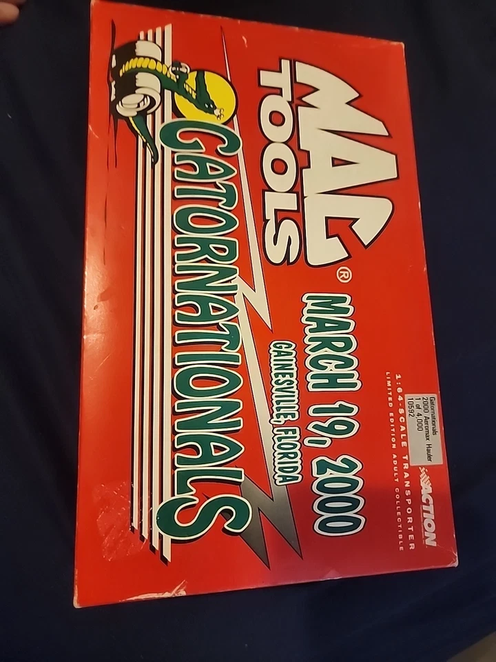 MAC Tools 2000 Gatornationals 1:64 Aeromax Hauler Semi Tractor Trailer NIB - Image 4 of 4