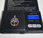 Sterling Silver Mixed Gemstone Tree of Life Pendant - 2 grams - Estate Sale Find — photo 6