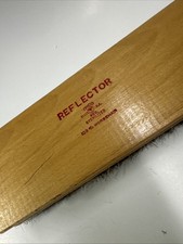 VINTAGE OXCO REFLECTOR WOODEN HORSE HAIR SHOE POLISHING BRUSH-MADE IN THE USA