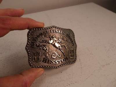 1986 Hesston National Finals Rodeo NFR Fred Fellows Belt Buckle Sealed Unused