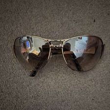 Aviator Men's Sunglasses Gold Metal Frame Brown Gradient Lenses