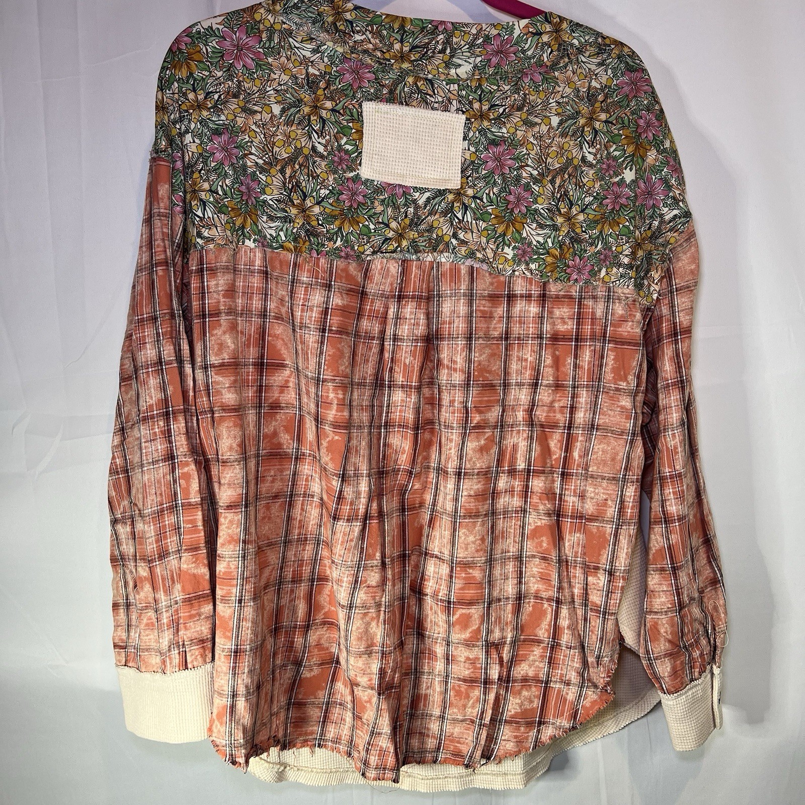 POL Women’s Medium Mixed material patchwork flann… - image 6