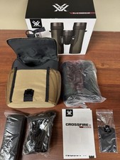 Vortex Crossfire HD 10x42 Binocular, GlassPak Case  Harness CF-4312
