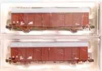 Fleischmann 831515, Spur N, DR Gbs , GüTerwagen-Set, 2-Tlg., Ep. 4