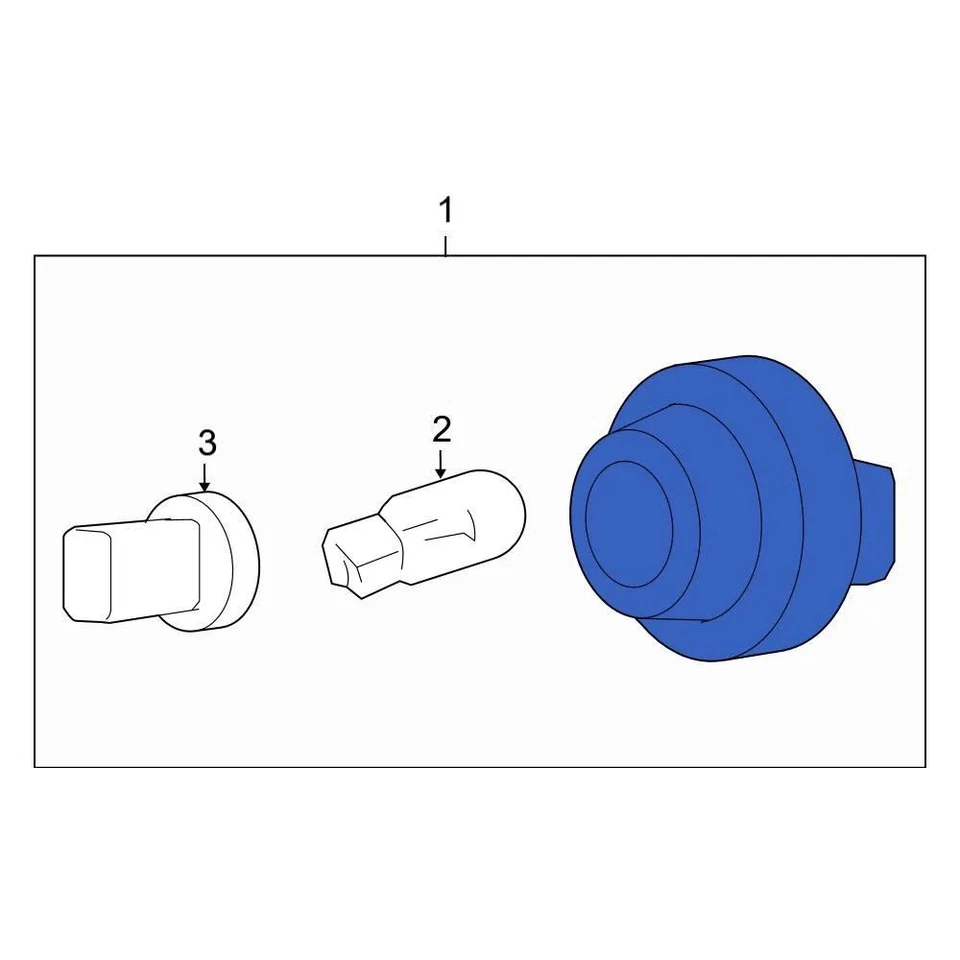 For Ford F-150 2005-2014 Ford 1L3Z13550BA Rear License Plate Light Assembly Foto 4 de 4