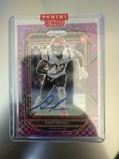 2022 Panini Prizm Purple Power Prizm Daxton Hill  21/49 Autograph (RC)