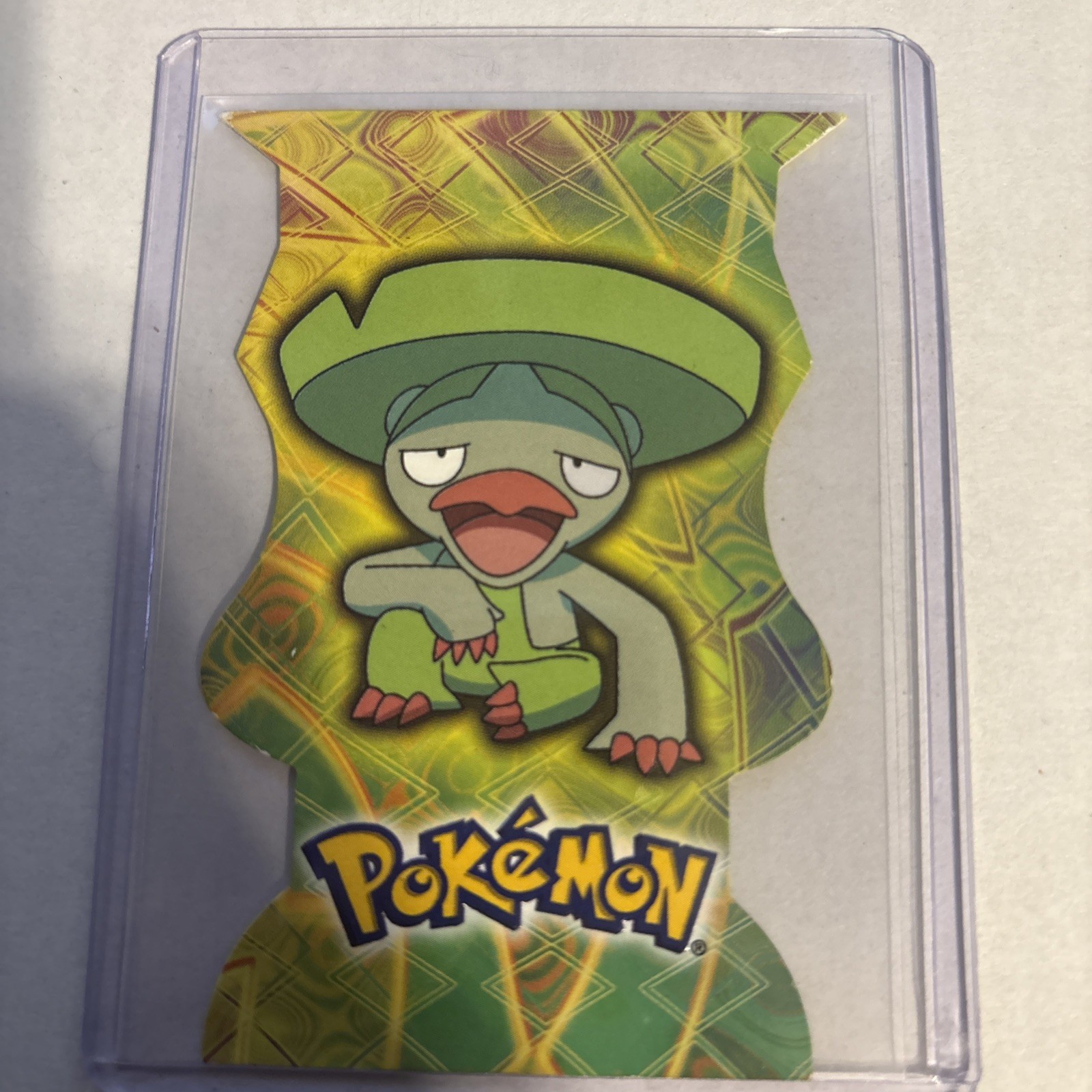 Lombre 5 of 18 Pokemon Topps Advanced Challenge Die-Cut Embossed Card LP